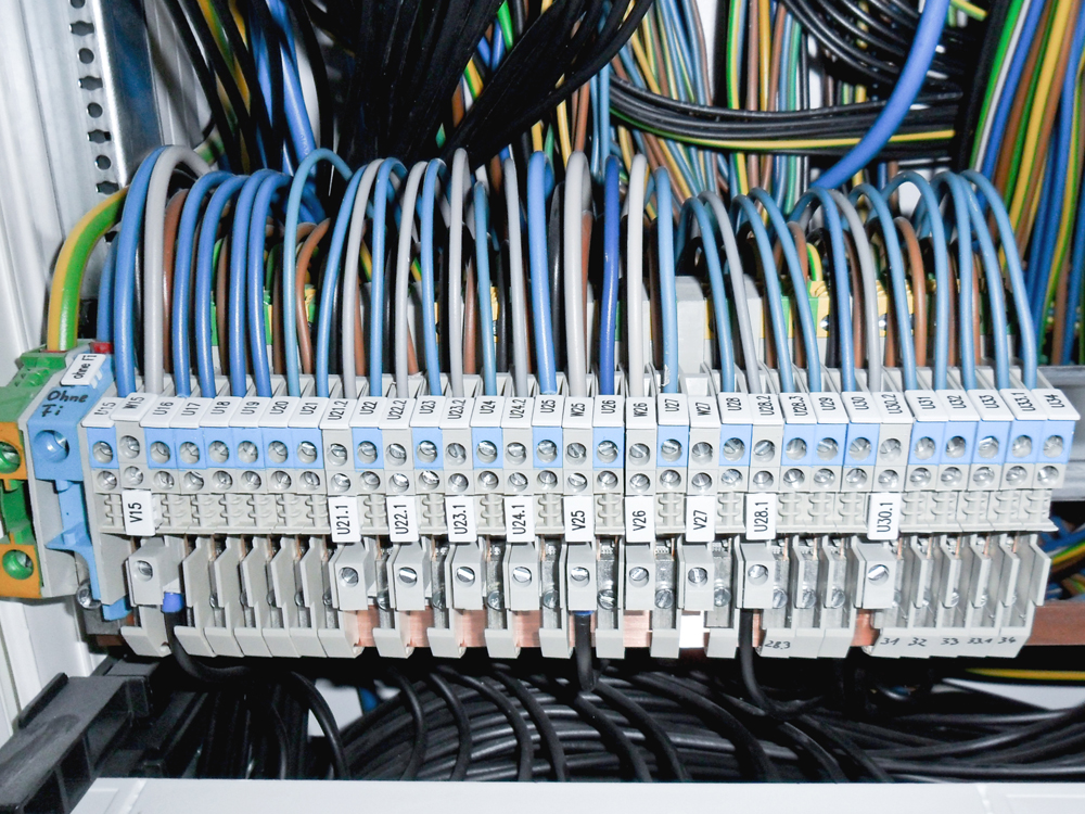 Klemmfeld Unetrverteilung